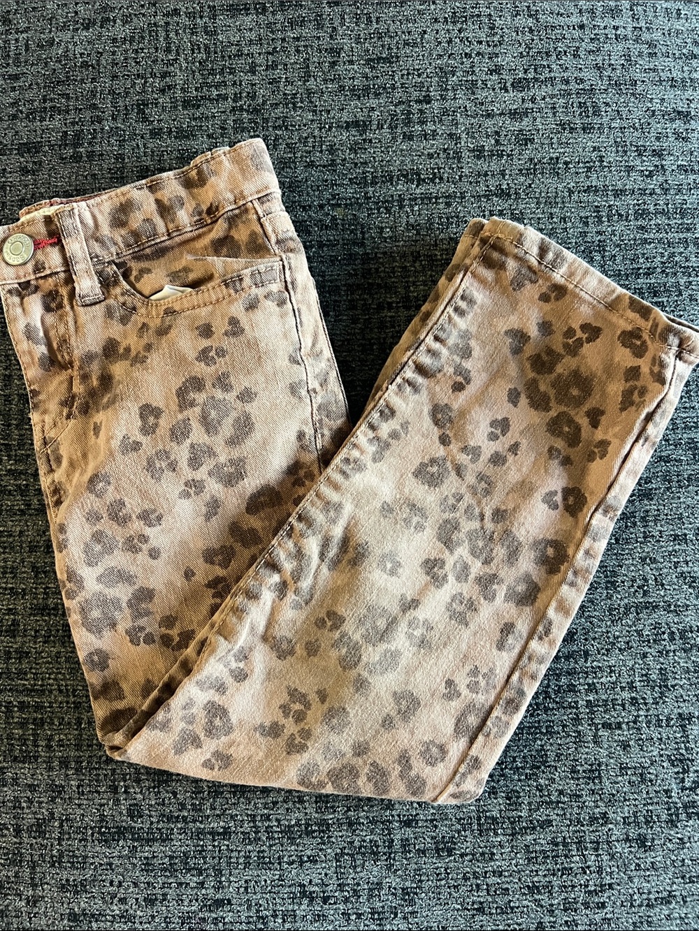 OshKosh B'gosh Leopard-Print Brown Skinny Jeans